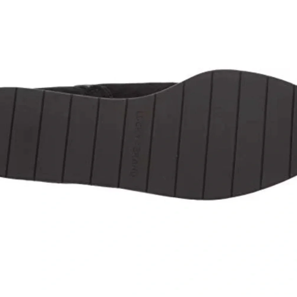 Lucky Brand Karmeya suede wedge bootie 8M - Picture 4 of 8